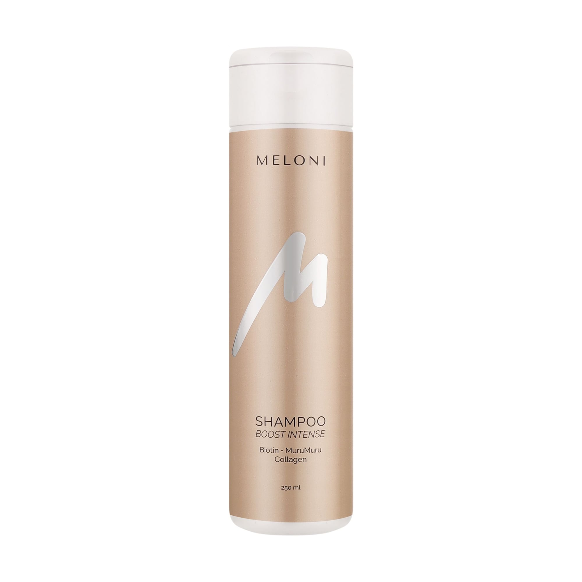Зволожувальний шампунь для волосся MELONI Boost Intense Shampoo з біотином та колагеном, 250 мл