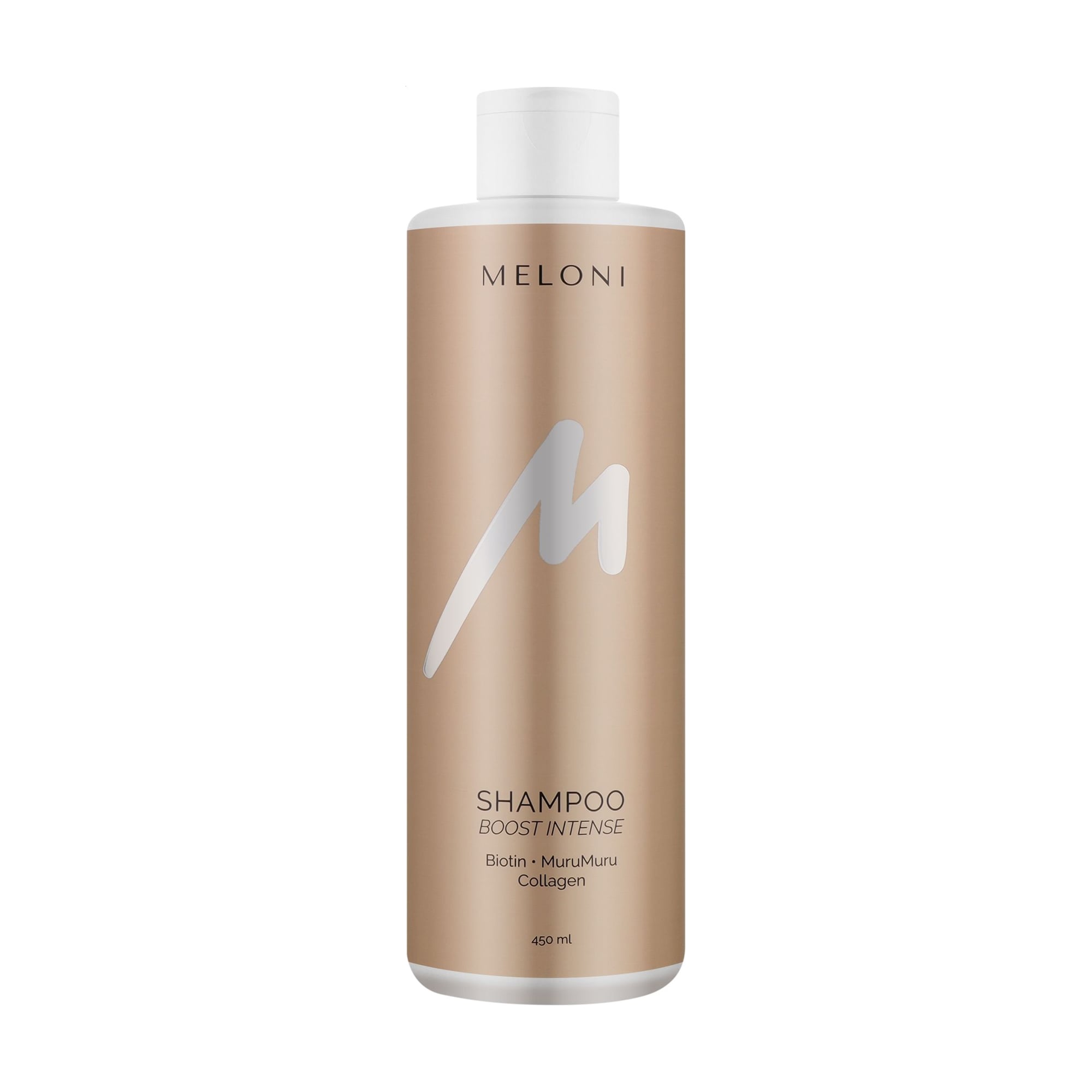 Зволожувальний шампунь для волосся MELONI Boost Intense Shampoo з біотином та колагеном, 450 мл